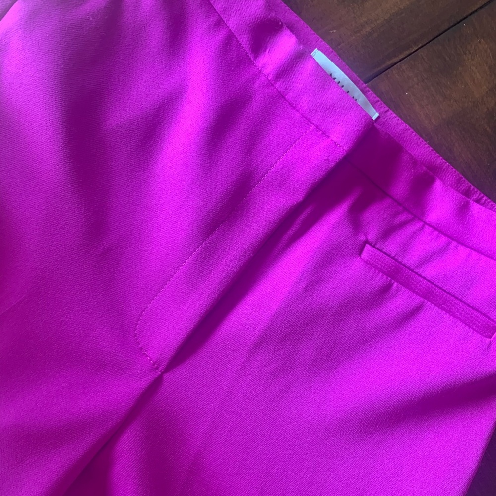 Milly Cigarette Pants Fuchsia Pink Size 2
